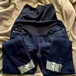 Harper Grey Maternity Jeans Small